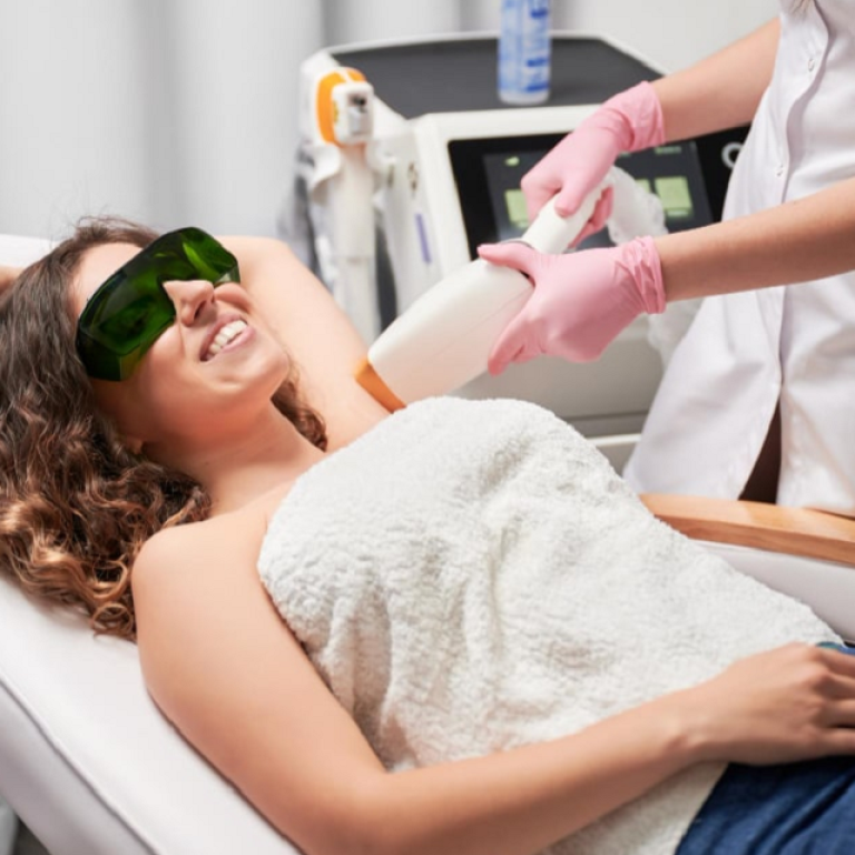 Permanent Hair Reduction with Laser Treatment